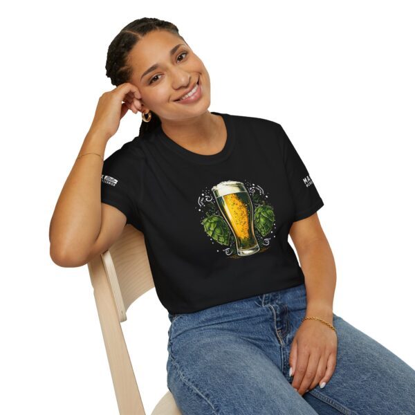 T-Shirt "Bierglas mit Hopfendolden" – Bild 6