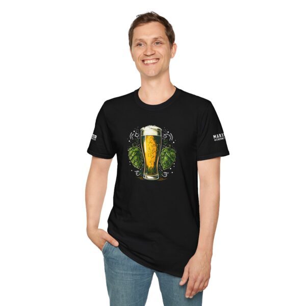 T-Shirt "Bierglas mit Hopfendolden" – Bild 5