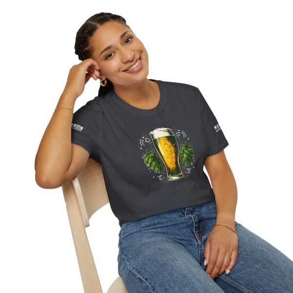T-Shirt "Bierglas mit Hopfendolden" – Bild 12
