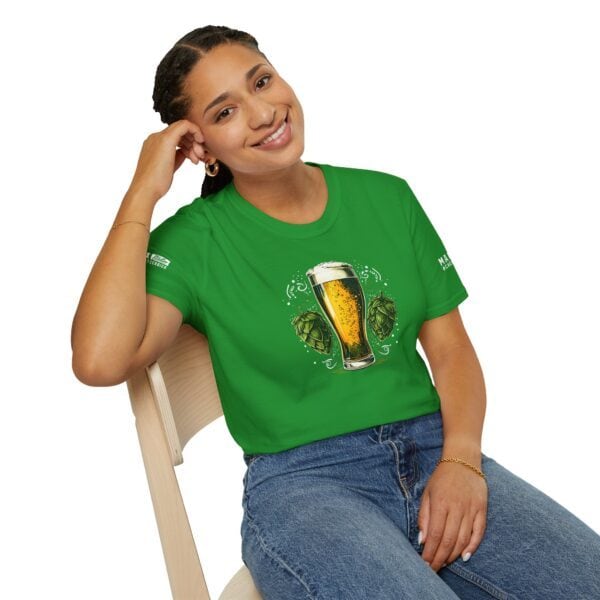T-Shirt "Bierglas mit Hopfendolden" – Bild 30
