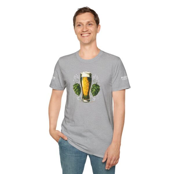 T-Shirt "Bierglas mit Hopfendolden" – Bild 17